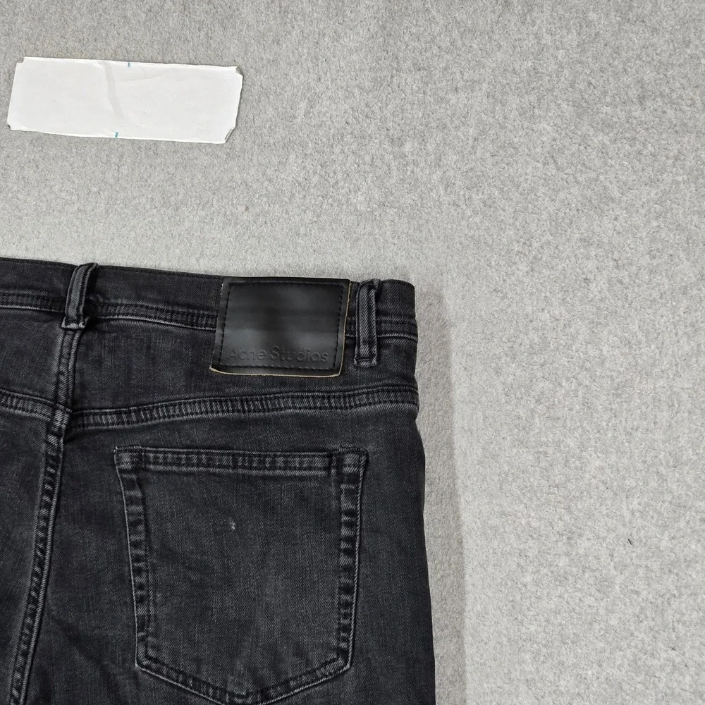 Acne Studios Men Jeans 32/30 Black Denim 24